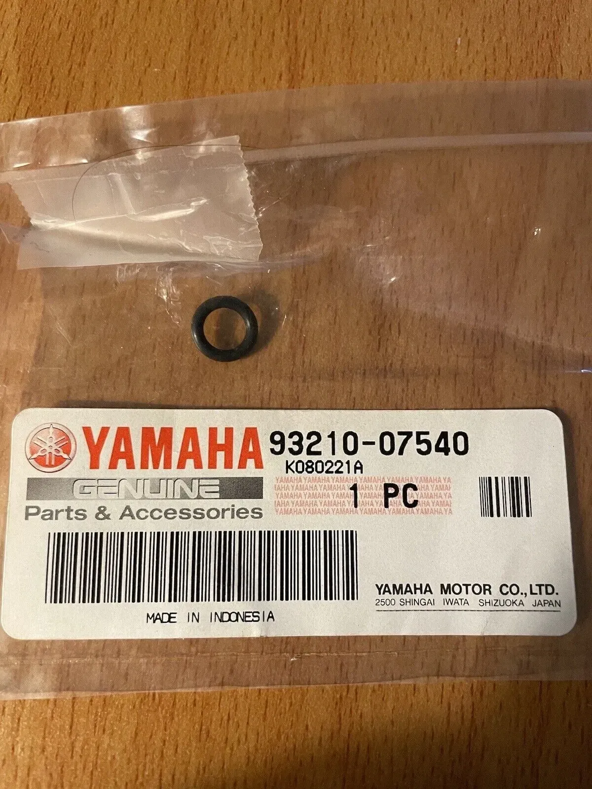 Yamaha YFM50, YFM80, YFM100 O-Ring NOS 93210-07540