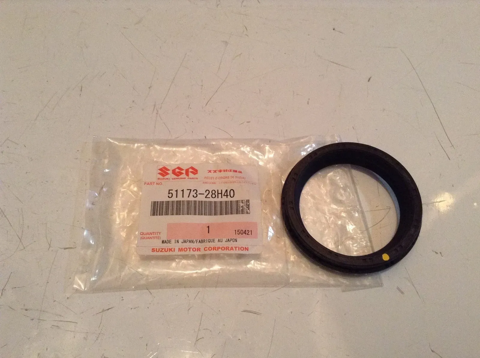 NEW OEM SUZUKI RMZ 450 15-16 FRONT FORK DUST SEAL 51173-28H40