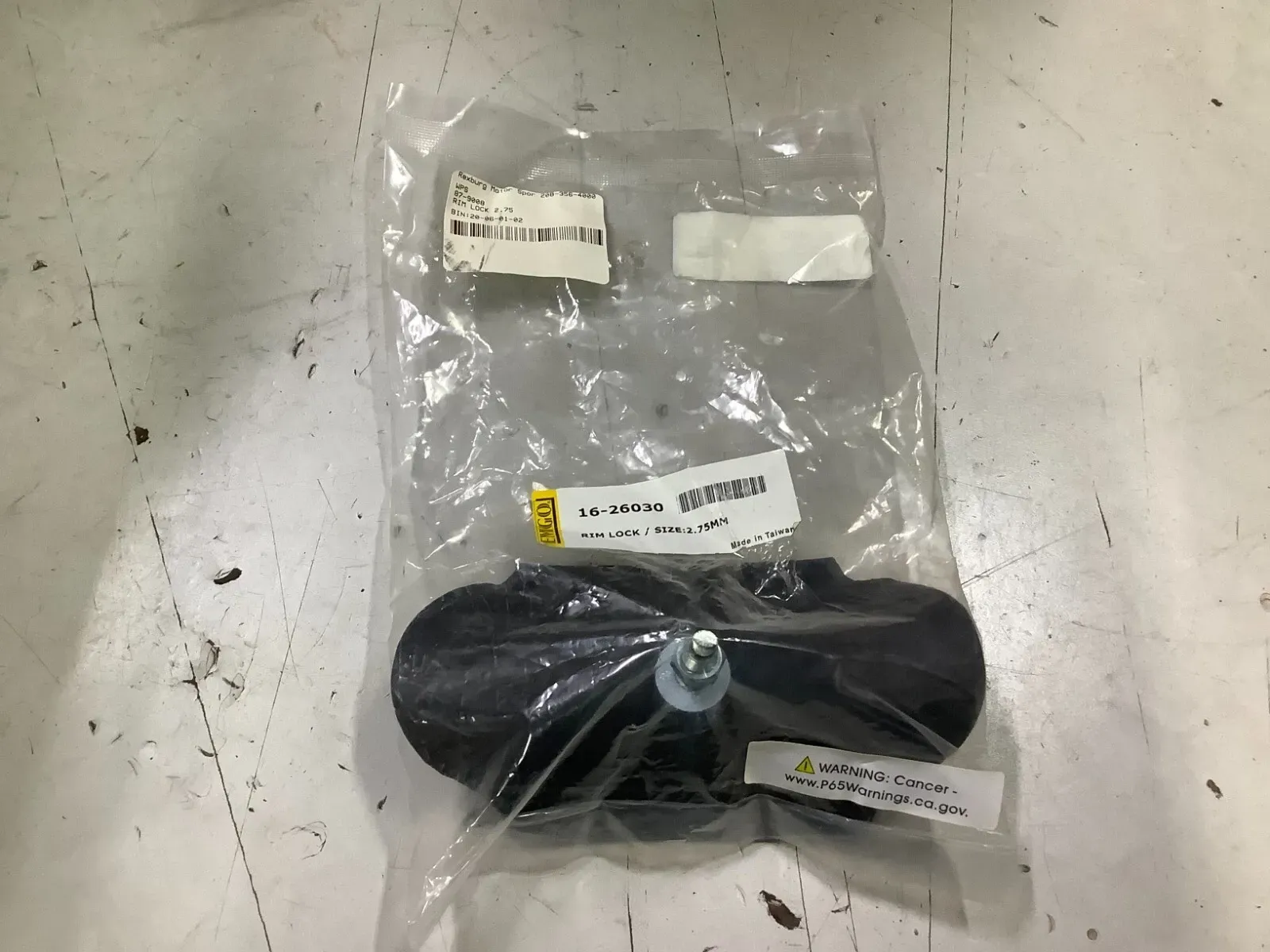 16-26030 New Emgo Rim Lock Vintage Yamaha Honda Suzuki Kawasaki