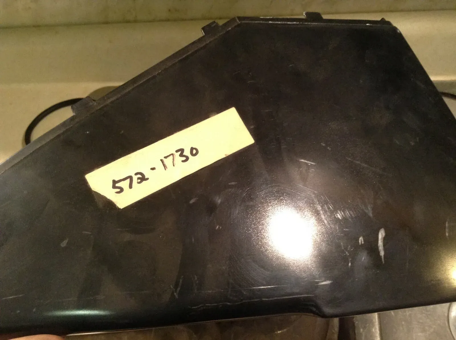 NOS BOMBARDIER OLYMIQUE BACKREST PLASTIC 572-1730
