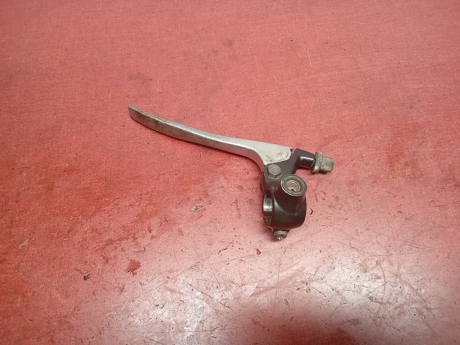 1981 81 HONDA XL185 XL 185S CLUTCH PERCH & LEVER W/ MIRROR MOUNT