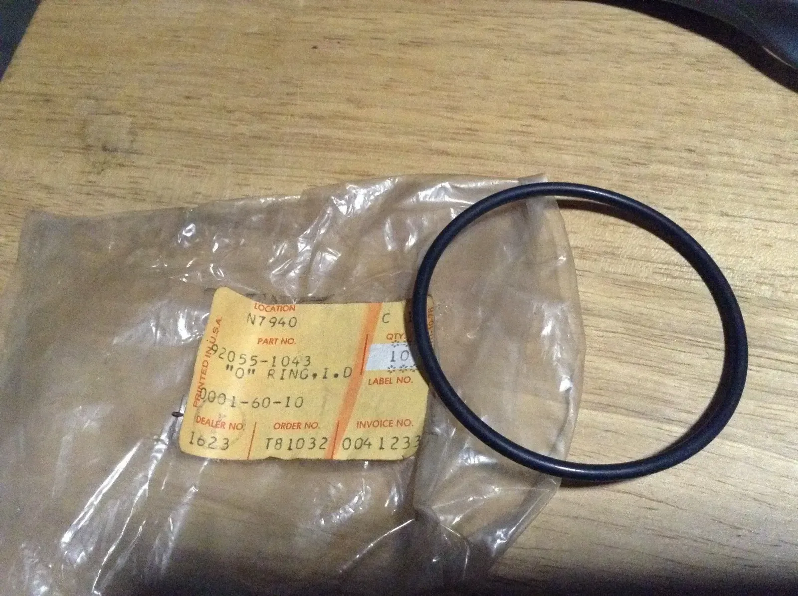 NOS Kawasaki O-Ring 64.4MM KZ550 VN1500 ZN700 92055-1043
