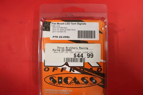 Sicass Flat Mount Led Clear Turn Signals KTM 22-099c