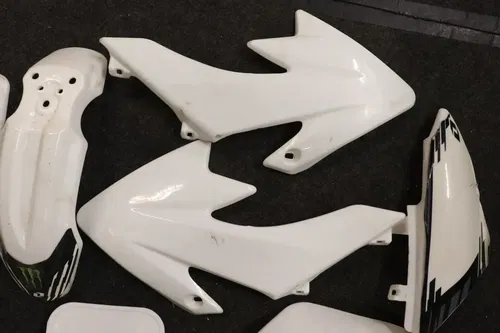 2006 Honda Crf50f Plastics Set Fenders Shrouds Number Plates