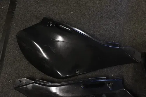 2000 Kawasaki Kx250 Aftermarket Black Plastic Set Fender Shrouds Number Plates