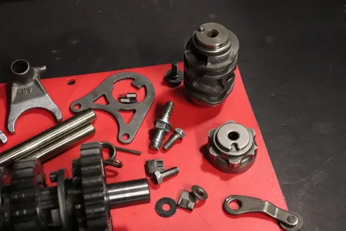 2008 Honda Crf450r Complete Transmission Gears Shafts Drum Forks