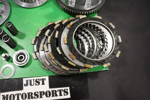 1989 Kawasaki Kx80 Complete Clutch Basket Hub Plates Springs