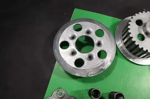1989 Kawasaki Kx80 Complete Clutch Basket Hub Plates Springs