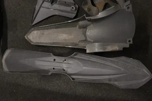2013 Yamaha Yz250 Restyle Plastics Set Fenders Shrouds Number Plates