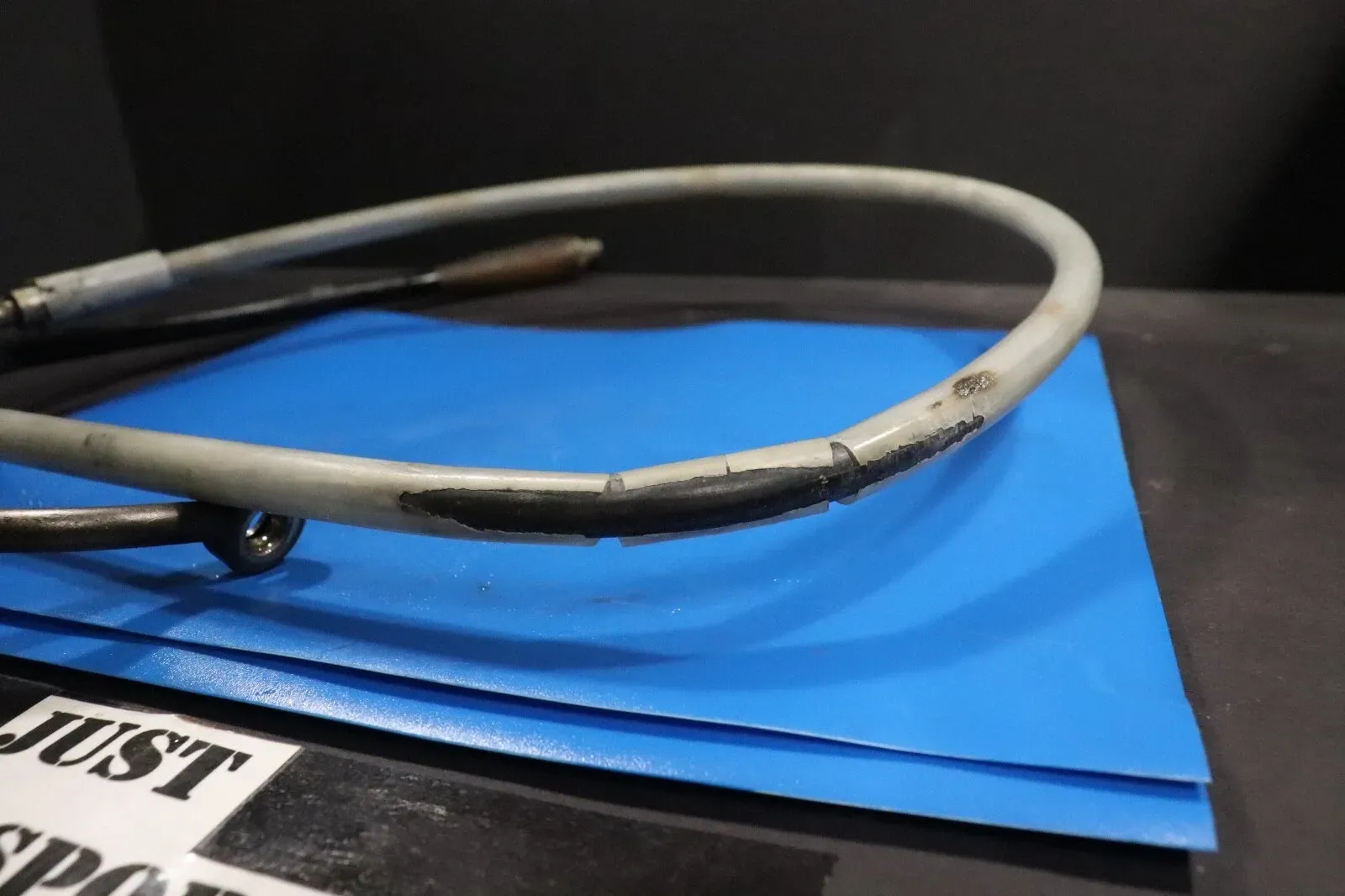 1993 Yamaha Yz125 Front Brake Hose Line