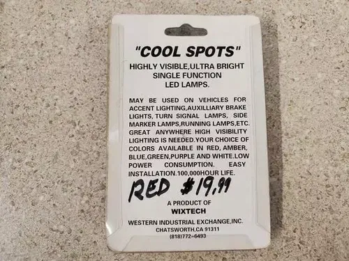 NOS BRAND NEW COOL SPOTS WIXTECH 43266 SUPER BRIGHT LED ACCESSORY LAMPS