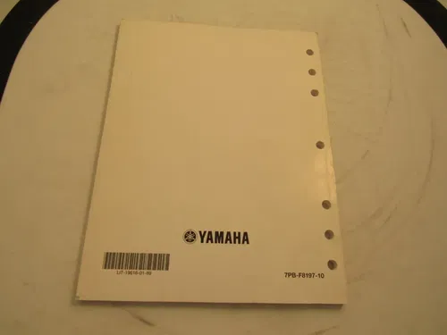 2009 YAMAHA EF2000iS GENUINE OEM OWNERS SERVICE MANUAL/ PART# LIT-19616-01-89