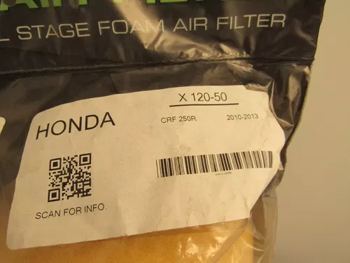 No Toil Extreme Condition Air Filter for Honda 2010-13 CRF 250R CRF250R X120-50