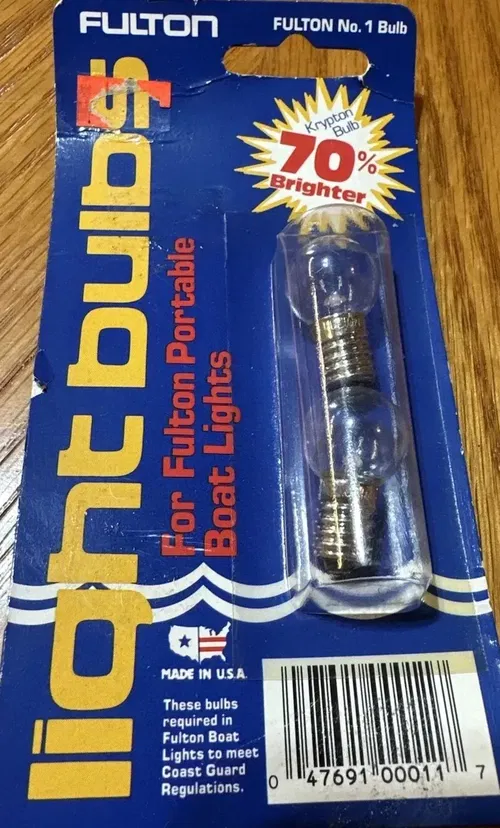FULTON PORTABLE BOAT LIGHT BULB SET/ PART# 309486
