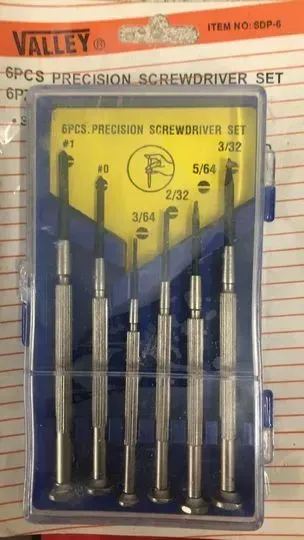 VALLEY - SDP-6 - 6PC PRECISION SCREWDRIVER SET