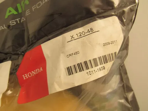 No Toil Extreme Condition Air Filter for Honda 2009-12 CRF450R X120-48 NOS