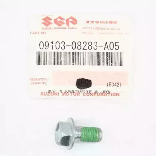 Genuine Suzuki Hex Head Flanged Bolt 8x16 Part Number - 09103-08283-A05 New NOS