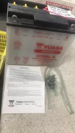 YUASA YUMICRON - SYB16L-B - YUAM22S6A CONVENTIONAL 12-VOLT DRY BATTERY