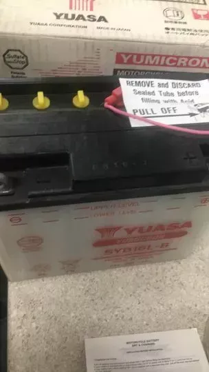 YUASA YUMICRON - SYB16L-B - YUAM22S6A CONVENTIONAL 12-VOLT DRY BATTERY