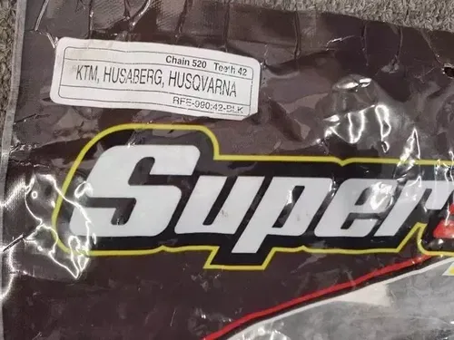BRAND NEW NOS SUPERSPROX STEEL BLACK SPROCKET 42T RFE-990-42-BLK