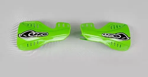 UFO GREEN MX HANDLEBAR BAR HAND GUARD HANDGUARDS PROTECTOR SHIELDS 05-20 KX250F
