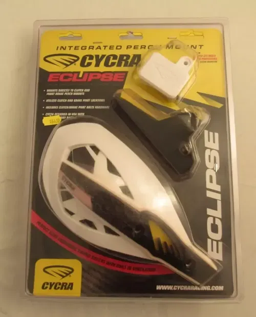 KTM Cycra 1CYC-0330-42 Eclipse Perch Mount Handguard Kit, White Slight Discolor