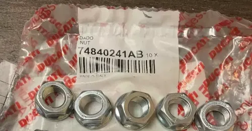 Pack of (5) Genuine OEM Ducati Nuts. 74840241AB. In Stock & Ready To Ship