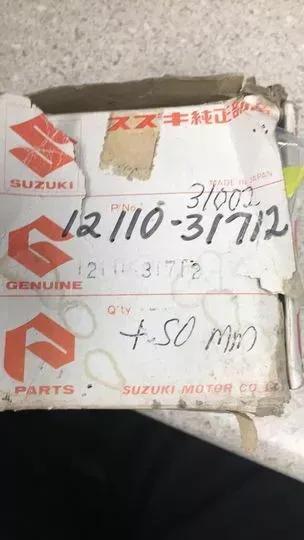SUZUKI-12110-31712 PISTON  DOES NOT INCLUDE CIRCLIP OR WRIST PIN -OEM N.O.S.
