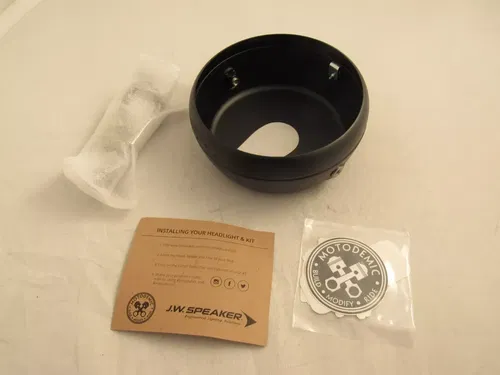 J.W. Speaker 7" Headlight RING/COVER DUCATI SCRAMBLER  2014+ FOR JW 8700/8790