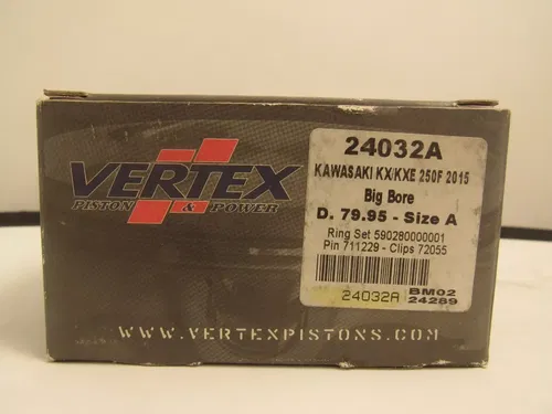 Vertex Big Bore Forged Piston Kit Kawasaki KX250F (2015-2016) 24032A 79.95mm NOS