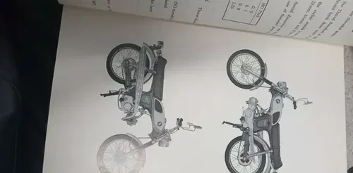 1970 HONDA 70 MODEL CL70 PARTS LIST MANUAL