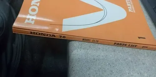 1970 HONDA 70 MODEL CL70 PARTS LIST MANUAL