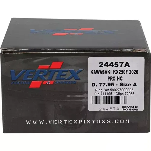 New Vertex Forged High Compression Piston Kit 24457A 77.95 Kawasaki KX 250F 2020
