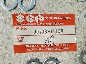NEW OEM SUZUKI 99103-11108 WASHER CUSION NOS SET OF 12