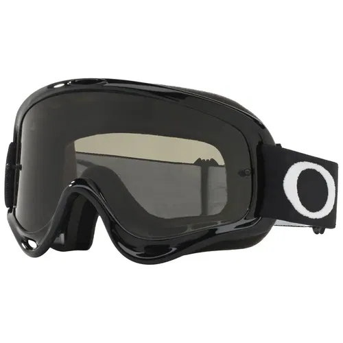 OAKLEY XS O-FRAME MX JETBLACK W/ DK GREY & CLEAR LENS SAND GOGGLE BLK STRAP