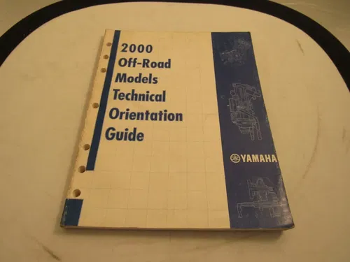 2000 YAMAHA OEM OFFROAD MODELS TECHNICAL ORIENTATION GUIDE/ PART# 3108