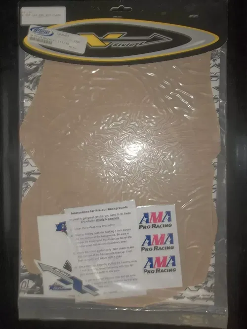 YAMAHA 1998 1999 YZF400 CLEAR NUMBER BACKGROUNDS N-STYLE NO1-136