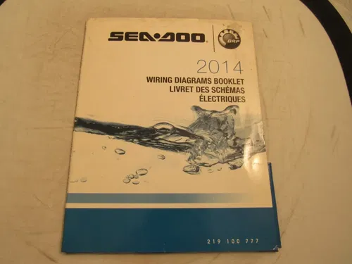 2014 SEA-DOO WIRING DIAGRAMS GENUINE OEM/ PART# 219100777