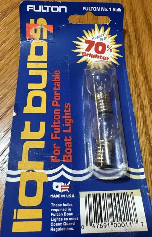FULTON PORTABLE BOAT LIGHT BULB SET/ PART# 309486