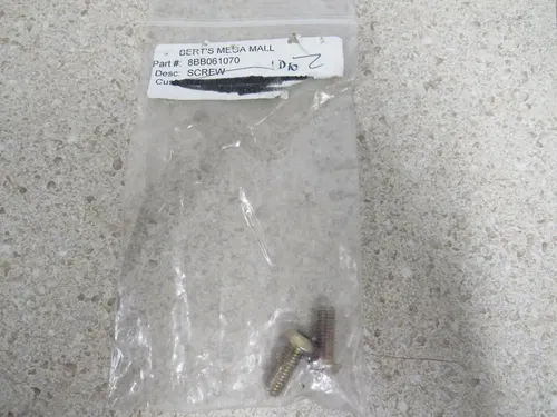GENUINE OEM DUCATI SCREWS (SET OF 2)/ PART# 8BB061070