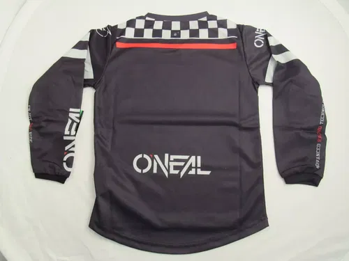 Oneal 2024 Youth Element Small Squadron Motocross Offroad Jersey - Black/Grey S