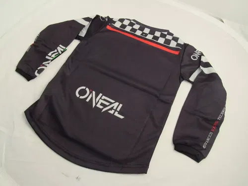 Oneal 2024 Youth Element Small Squadron Motocross Offroad Jersey - Black/Grey S