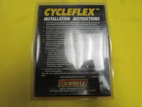 RUSSEL-09146- BRAKE LINE STAINLESS STEEL -N.O.S.