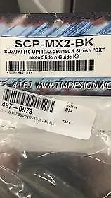 T.M. DESIGNWORKS SCP-MX2-BK SLIDE N GUIDE FIT SUZUKI RMZ 250/450 4STROKE 2010-UP