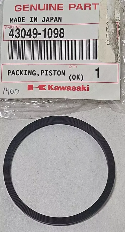 Vulcan 500/750 Kawasaki  Front Caliper Brake Piston Seal Gasket OEM 43049-1098