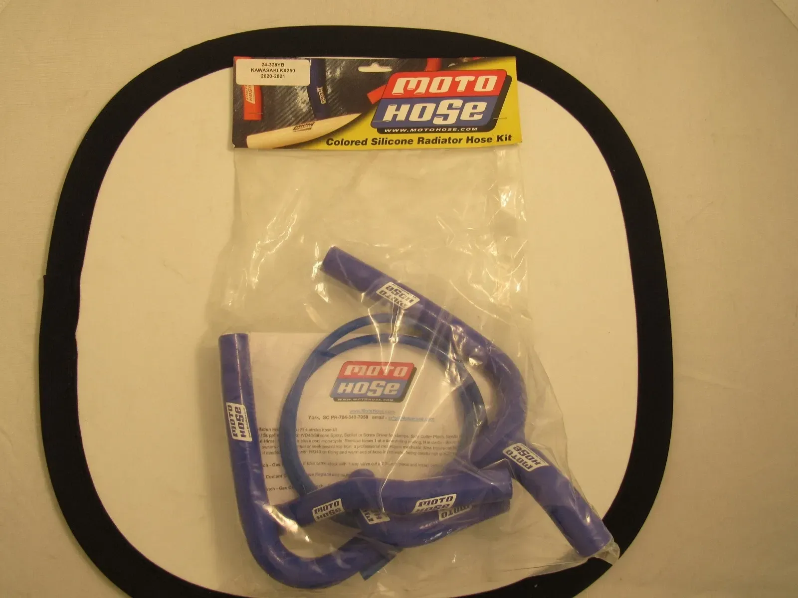 Moto Radiator Hose Kit for KX250 2020-2021/ 24-328YB/ WPS 120-2013YB