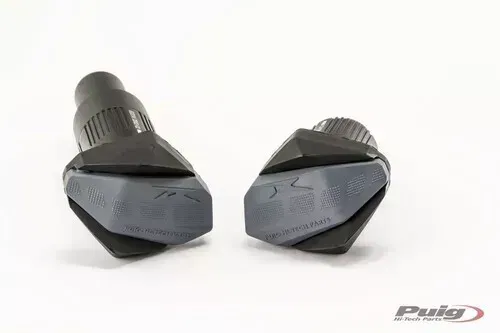 Genuine Puig Frame Sliders R12 KAWASAKI VERSYS 650 2007-2009 Black 4430N NOS