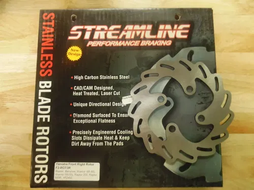 F2-ROT3R STREAMLINE STAINLESS STEEL RIGHT SIDE FRONT ROTOR BRAND NEW UNUSED
