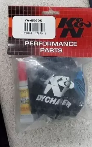 K&N YA-4503DK BLACK DRYCHARGER FILTER WRAP