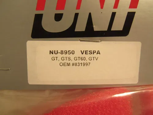 Uni Air Filter #NU-8950 Vespa GT/GTS GT60 GTV MADE IN USA 831997 Replacement NOS